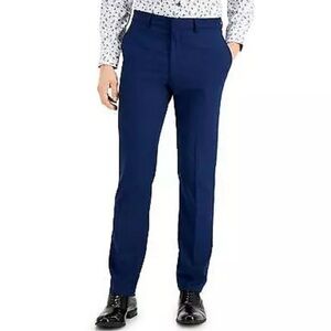 Kenneth Cole Reaction Men’s Flex Slim Fit Blue Suit Dress Pants - NWT